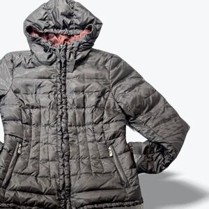 1 Madison Expedition Down Puffer Jacket Hooded Quilted Lightweight Gorp‎ Small